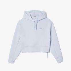 Sweatshirts | LACOSTE Sweatshirt A Capuche Jogger Femme Lacoste Avec Passe-Pouce