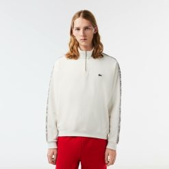 Survetements | LACOSTE Sweatshirt Jogger Loose Fit Avec Bandes Siglees