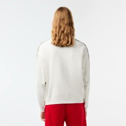 Survetements | LACOSTE Sweatshirt Jogger Loose Fit Avec Bandes Siglees