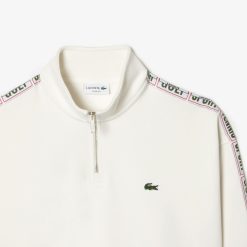 Survetements | LACOSTE Sweatshirt Jogger Loose Fit Avec Bandes Siglees