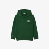 Vetements Fille | LACOSTE Sweatshirt A Capuche Imprime Dos