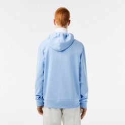 Sweatshirts | LACOSTE Sweatshirt Jogger Zippe Homme En Molleton Lacoste Avec Poche Kangourou