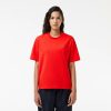 T-Shirts | LACOSTE T-Shirt Relaxed Fit En Jersey De Coton Pima Leger