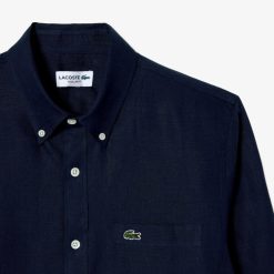 Chemises | LACOSTE Chemise Homme Lacoste En Lin