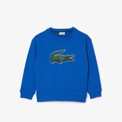 Vetements Fille | LACOSTE Sweatshirt Jogger Avec Imprime Signature