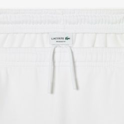 Pantalons & Shorts | LACOSTE Short Homme Regular Fit Color-Block En Molleton De Coton