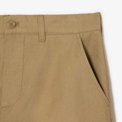 Pantalons & Shorts | LACOSTE Pantalon Chino Straight Fit En Twill De Coton