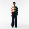 Pantalons & Shorts | LACOSTE Pantalon Large En Flanelle Avec Taille Elastiquee