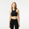 Vetements De Sport | LACOSTE Brassiere Femme Lacoste Quick-Dry En Polyamide Recycle Stretch