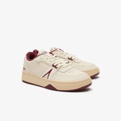 Sneakers | LACOSTE Sneakers L001 Homme En Cuir Avec Oeillets