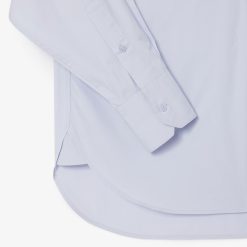 Chemises & Hauts | LACOSTE Chemise Oversize Fit En Popeline De Coton