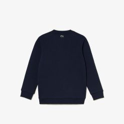 Vetements Fille | LACOSTE Sweatshirt Enfant Color-Block Avec Marquage Contraste Lacoste