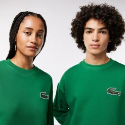 Sweatshirts | LACOSTE Sweatshirt Jogger Unie Lacoste Loose Fit Avec Badge Crocodile