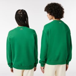 Sweatshirts | LACOSTE Sweatshirt Jogger Unie Lacoste Loose Fit Avec Badge Crocodile