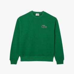 Sweatshirts | LACOSTE Sweatshirt Jogger Unie Lacoste Loose Fit Avec Badge Crocodile