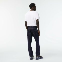 Pantalons & Shorts | LACOSTE Jean Homme 5 Poches Lacoste En Denim De Coton