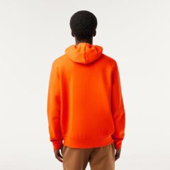 Sweatshirts | LACOSTE Sweatshirt Jogger Zippe Homme En Molleton Lacoste Avec Poche Kangourou