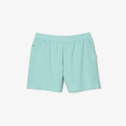 Maillots De Bain | LACOSTE Short De Bain Leger Court Uni Avec Boxer Integre