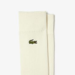 Chaussettes | LACOSTE Lot De 2 Paires De Chaussettes Unies Cotelees