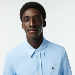 Chemises | LACOSTE Chemise Homme Lacoste Slim Fit En Pique De Coton