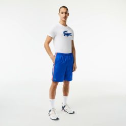 Vetements De Sport | LACOSTE Short Homme Lacoste Tennis Polyester Recycle