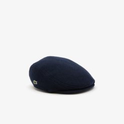 Chapeaux & Casquettes | LACOSTE Beret Unie Lacoste En Feutre De Laine Melangee