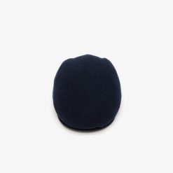 Chapeaux & Casquettes | LACOSTE Beret Unie Lacoste En Feutre De Laine Melangee