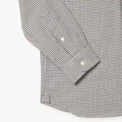 Chemises | LACOSTE Chemise A Carreaux En Flanelle De Coton