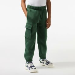 Vetements Garcon | LACOSTE Pantalon De Survetement Garcon Lacoste En Coton Biologique