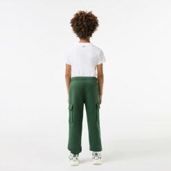 Vetements Garcon | LACOSTE Pantalon De Survetement Garcon Lacoste En Coton Biologique