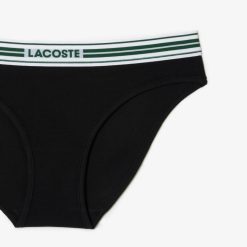 Sous-Vetements Et Vetements D'Interieur | LACOSTE Culotte Avec Ceinture Contrastee Siglee