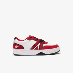 Sneakers | LACOSTE Sneakers L001 Homme En Cuir Enduit