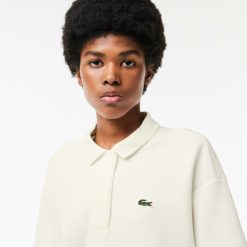 Polos | LACOSTE Polo Oversize En Pique Double Face De Coton