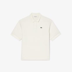 Polos | LACOSTE Polo Oversize En Pique Double Face De Coton