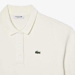 Polos | LACOSTE Polo Oversize En Pique Double Face De Coton