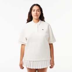 Polos | LACOSTE Polo Oversize En Pique Double Face De Coton