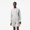 Sweatshirts | LACOSTE Sweatshirt Color-Block Homme Lacoste En Molleton Gratte