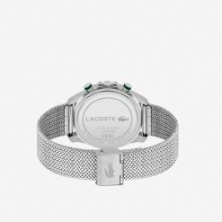 Montres | LACOSTE Montre Chrono Neoheritage Maille En Acier Inoxydable