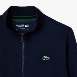 Vetements De Sport | LACOSTE Sweatshirt Zippe Sport En Fibres Recyclees