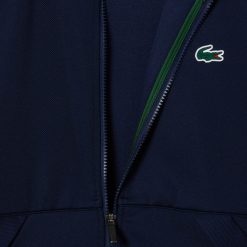 Vetements De Sport | LACOSTE Sweatshirt Zippe Sport En Fibres Recyclees