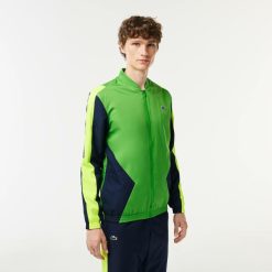 Vetements De Sport | LACOSTE Ensemble De Survetement Homme Lacoste Tennis Col Banane