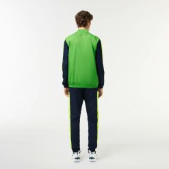 Vetements De Sport | LACOSTE Ensemble De Survetement Homme Lacoste Tennis Col Banane