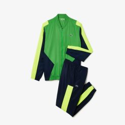 Vetements De Sport | LACOSTE Ensemble De Survetement Homme Lacoste Tennis Col Banane