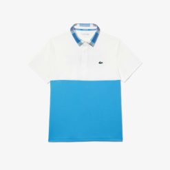 Vetements De Sport | LACOSTE Polo A Manches Courtes Color-Block Homme Lacoste Tennis