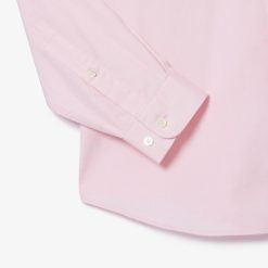 Chemises | LACOSTE Chemise Regular Fit En Coton Premium Uni