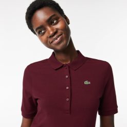 Vetements De Sport | LACOSTE Polo Femme Slim Fit Golf Lacoste Sport Ultra-Dry En Coton Biologique