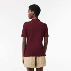 Vetements De Sport | LACOSTE Polo Femme Slim Fit Golf Lacoste Sport Ultra-Dry En Coton Biologique