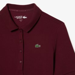 Vetements De Sport | LACOSTE Polo Femme Slim Fit Golf Lacoste Sport Ultra-Dry En Coton Biologique