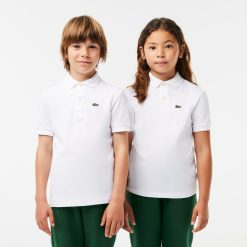 Vetements Fille | LACOSTE Polo Enfant Lacoste Regular Fit En Petit Pique Uni