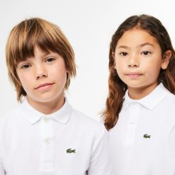 Vetements Fille | LACOSTE Polo Enfant Lacoste Regular Fit En Petit Pique Uni